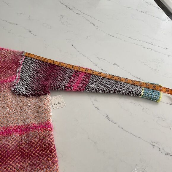 FREE PEOPLE Daydreamer Open-Front Cardigan - Orchid Cloud Combo - Picture 15 of 15